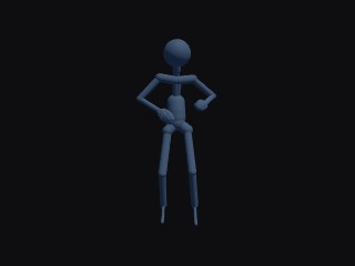 A Person Moves With a Bouncy Footwork Pattern — Free CC0 Animation ...